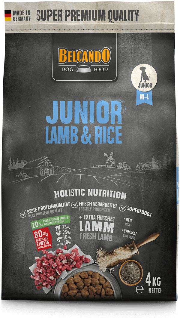 Belcando-Junior-Lamb-Rice-4kg-front